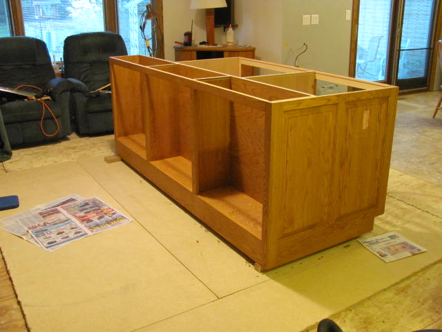 Completed Sink Cabinet Carcase